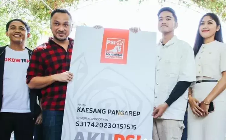 Kaesang Pangarep Jadi Ketua Umum PSI