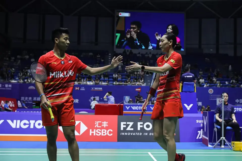 China Open 2023, Ganda Campuran Indonesia Sukses