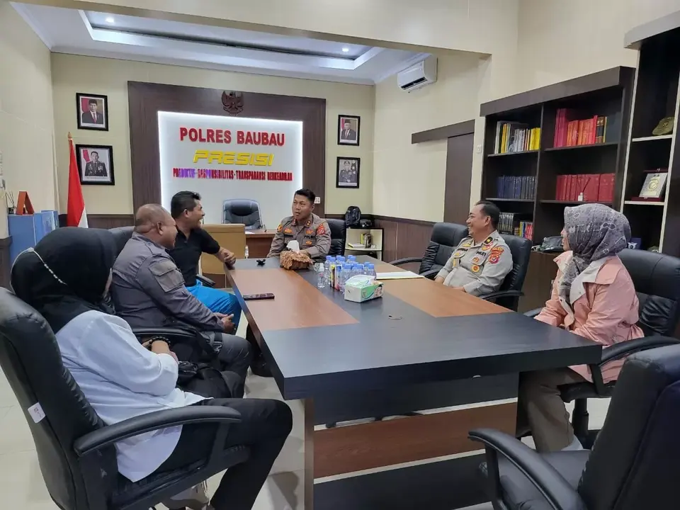 Pengurus MSH Inkanas Audiensi Ke Polres Baubau