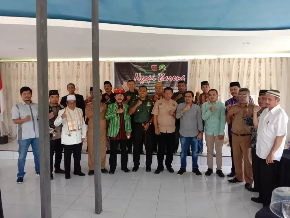 Bahas Kondusifitas Pemilu 2024, Dandim/1429 Butur Gelar Ngopi Bareng