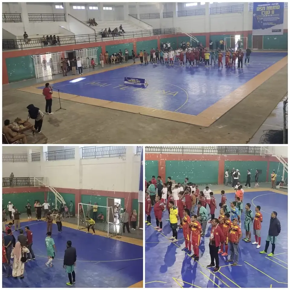 Sekda Buka Kejuaraan Turnament Futsal ASN Muna Cup II 2023