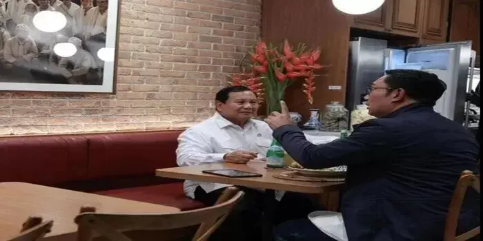 Setelah Ditawari Jadi Cawapres Ganjar, Ridwan Kamil Makan Malam Bersama Prabowo