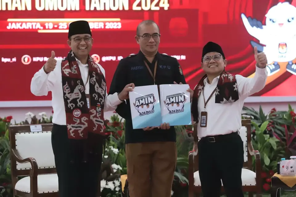 Pasangan Anies-Muhaimin Jalani Pemeriksaan Kesehatan di RSPAD
