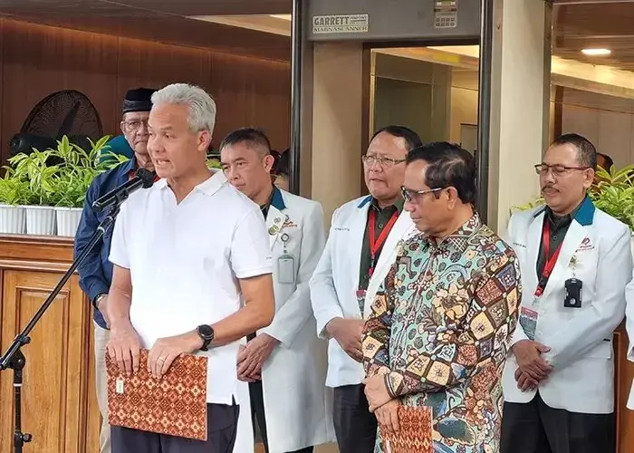 Pasangan Ganjar-Mahfud, 9 Jam Jalani Pemeriksaan Kesehatan di RSPAD