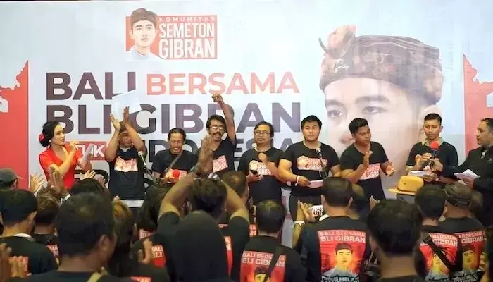 Warga Bali Deklarasi Dukung Gibran Jadi Cawapres Prabowo