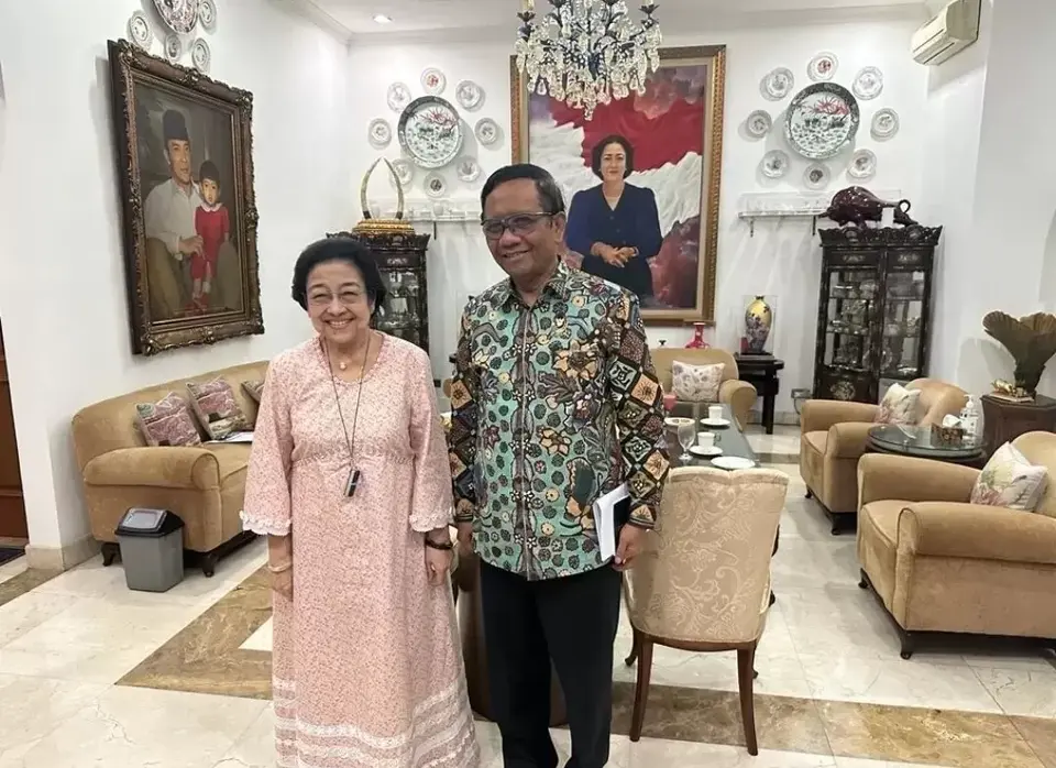 Megawati Resmi umumkan Mahfud MD Jadi Cawapres Ganjar Pranowo