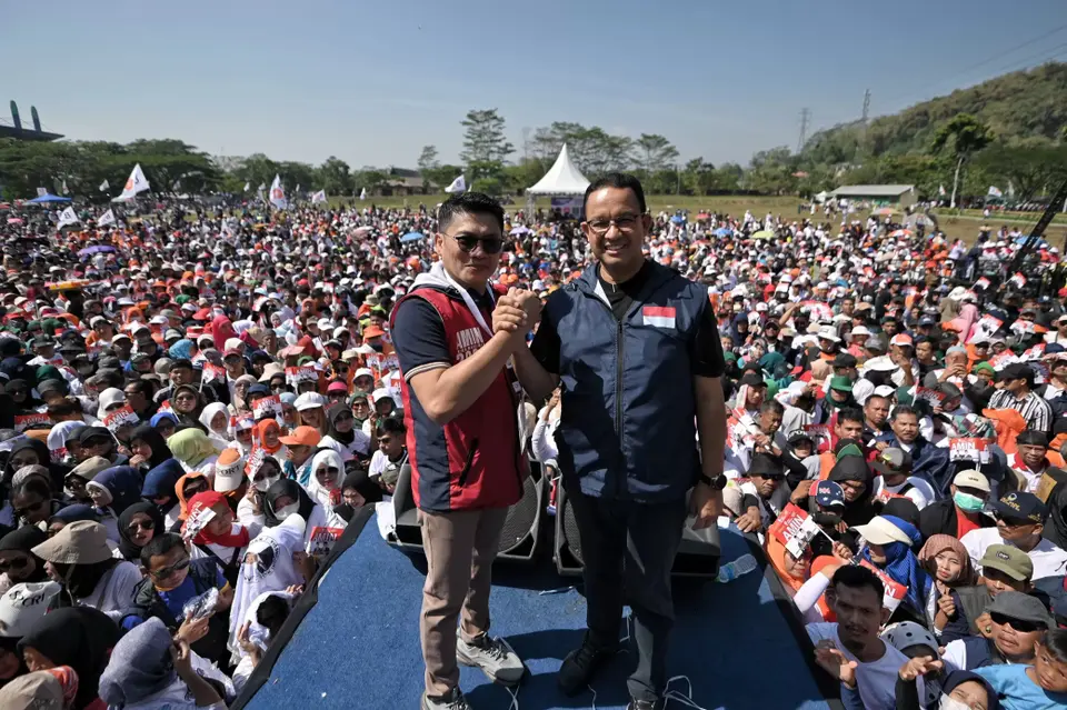 Dihadiri Ribuan Massa, Anies Berjanji Bakal Prioritaskan Pembangunan Desa