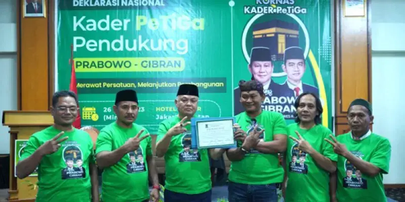 Forum Kader PPP Deklarasikan Dukung Prabowo-Gibran