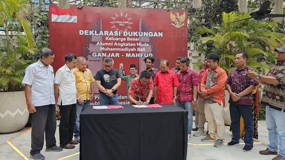 Soal Baliho Ganjar-Mahfud MD Hilang, Alumni Angkatan Muda Muhammadiyah Bali Ingin Pilpres Damai