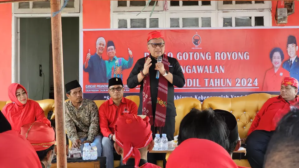 PDIP Resmikan Posko Gotong Royong Pengawalan Pemilu Jujur Adil tahun 2024