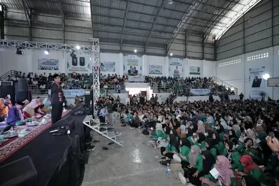 Mahasiswa PTNU Diajak Cawapres Mahfud untuk Gelorakan Pemilu Damai