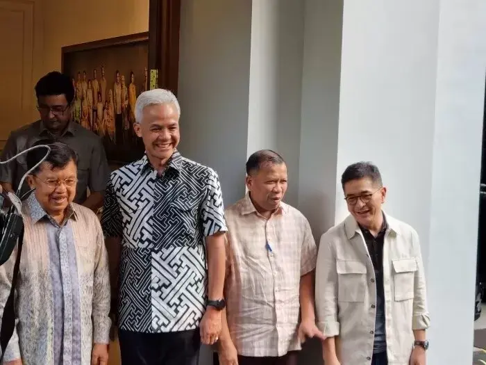 Capres Ganjar Pranowo Mengaku Bertemu dengan Jusuf Kalla Bahas Netralitas Aparatur Pemerintah di Pemilu