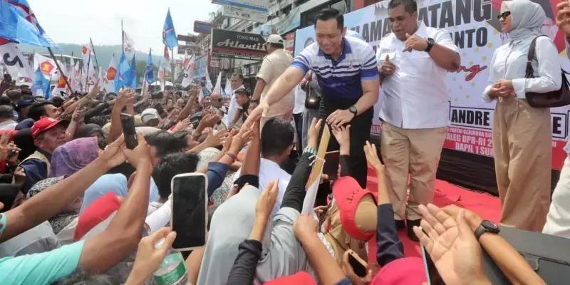 AHY di Padang Ajak Masyarakat Coblos Prabowo