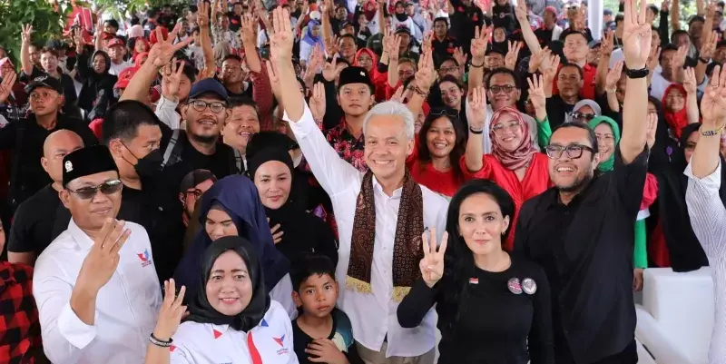 Capres Ganjar Optimis Menang di Jabar