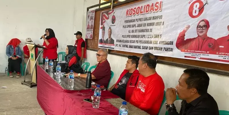 PDIP Targetkan Raup Suara 50 Ganjar-Mahfud Persen di Kuningan