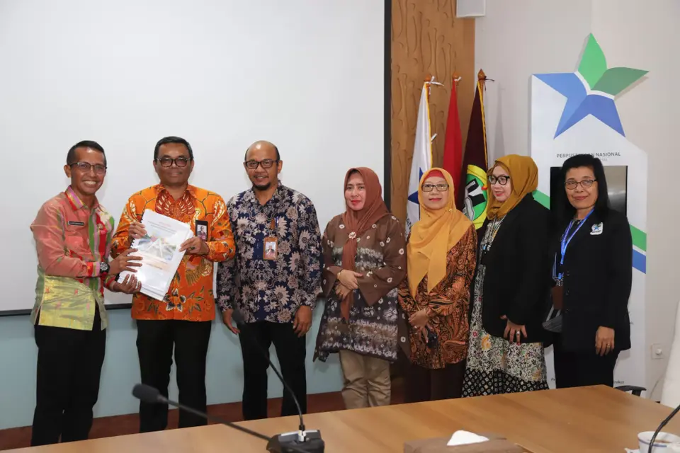 Pemkot Baubau Lobi Buku dan Peresmian Perpusda di Perpusnas
