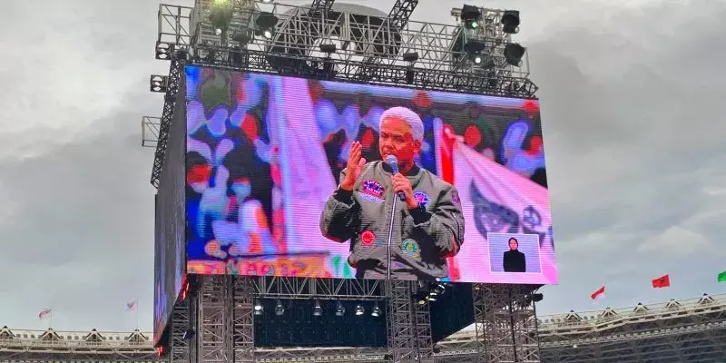 Di Hadapan Puluhan Ribu Pendukung, Ganjar-Mahfud Lapor Sudah Kampanye di 315 Titik