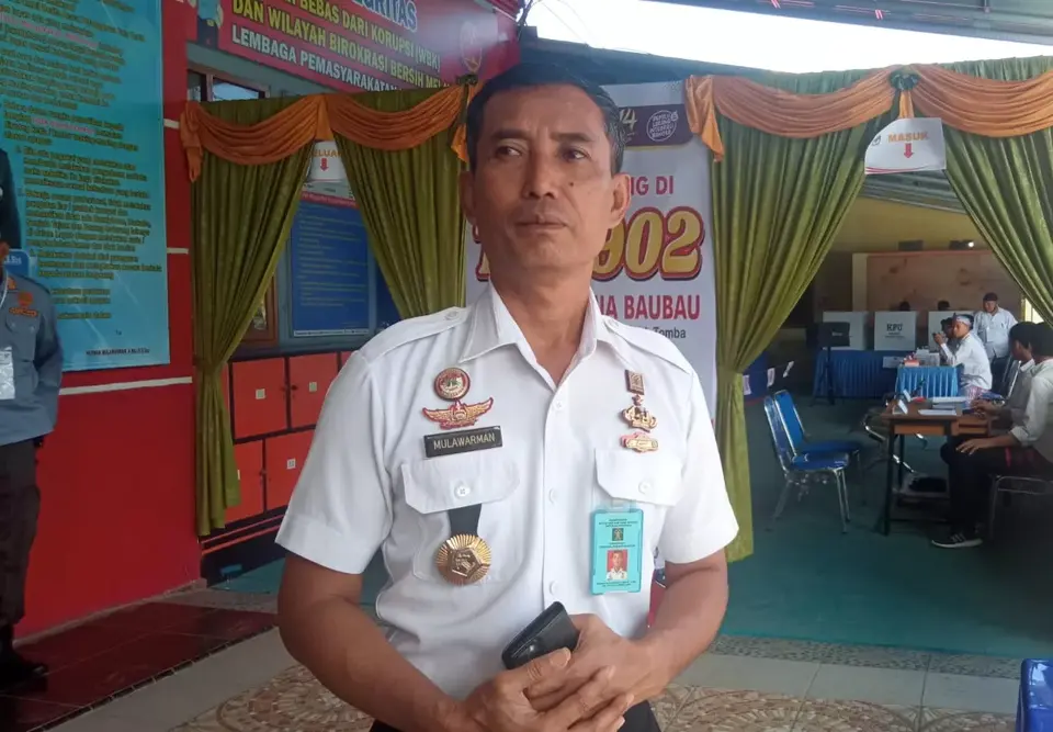 Pemungutan Suara di TPS Lapas Baubau, 127 Napi Tidak Dapat Memilih