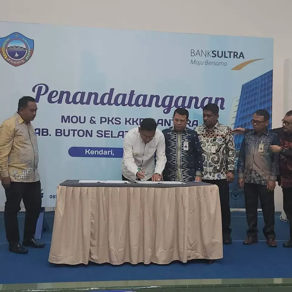 Kerja Sama Kartu Kredit Pemda Bersama Bank Sultra Diteken
