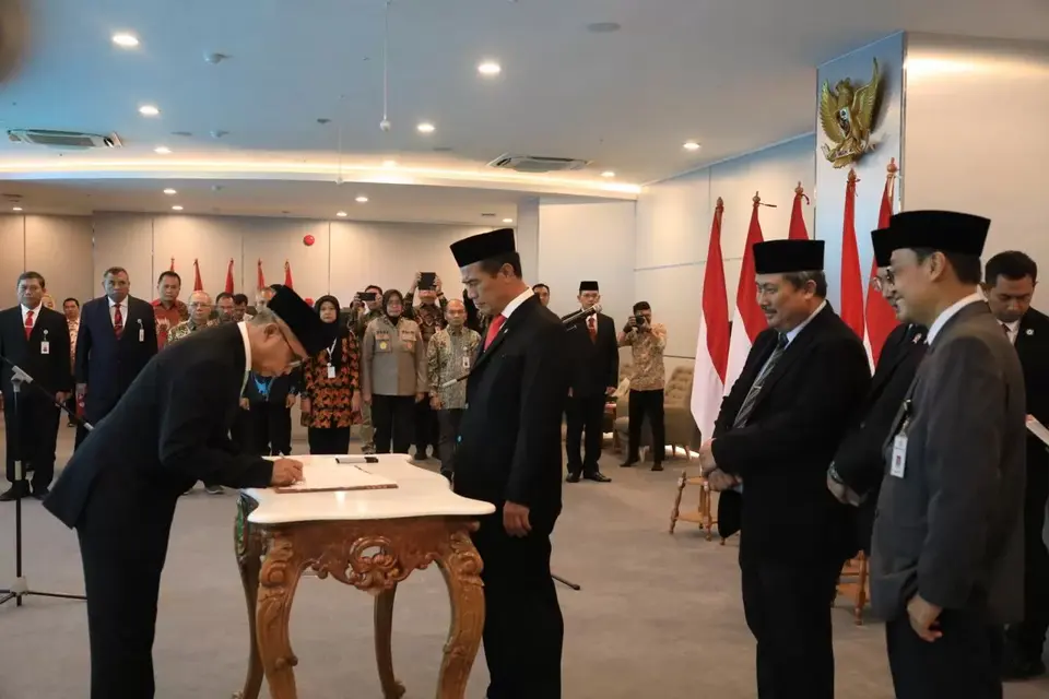 Mentan Amran Lantik Setyo Budiyanto sebagai Inspektorat Jenderal (Irjen) Kementan