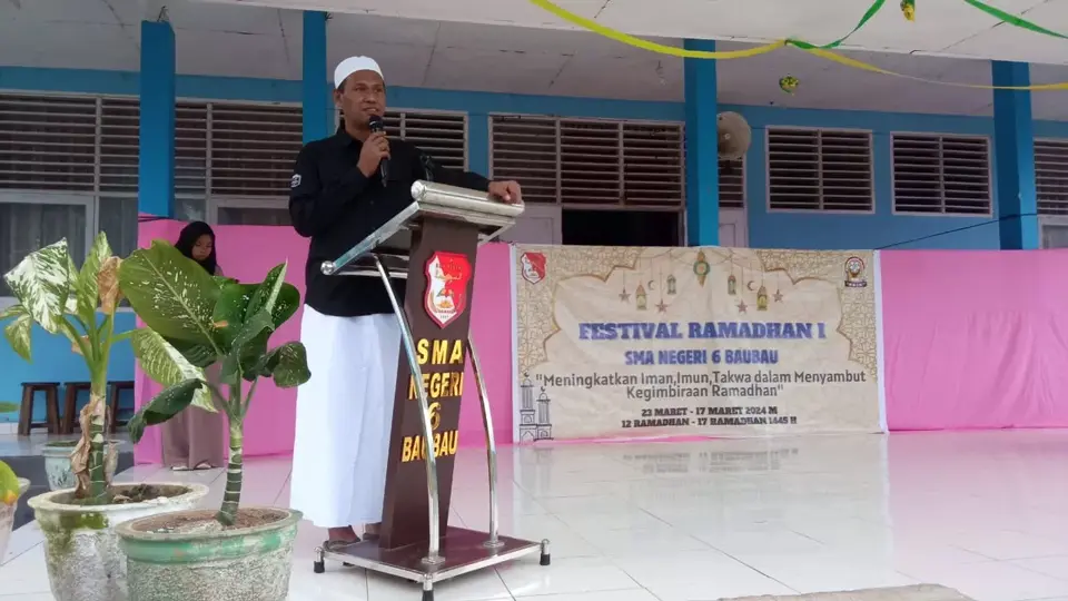 Pengurus OSIS SMAN 6 Baubau Gelar Festival Ramadhan Pertama, Diisi Beragam Lomba Keagamaan