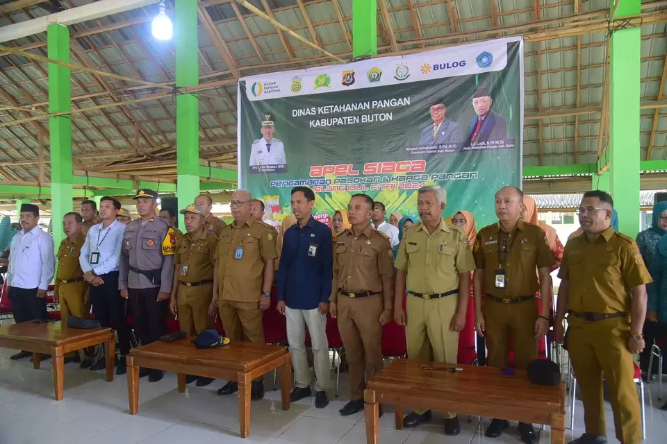 Secara Virtual, Sekda Buton Bersama Forkopimda Ikut Apel Siaga Pengamanan Pasokan Harga Pangan Jelang Idul Fitri
