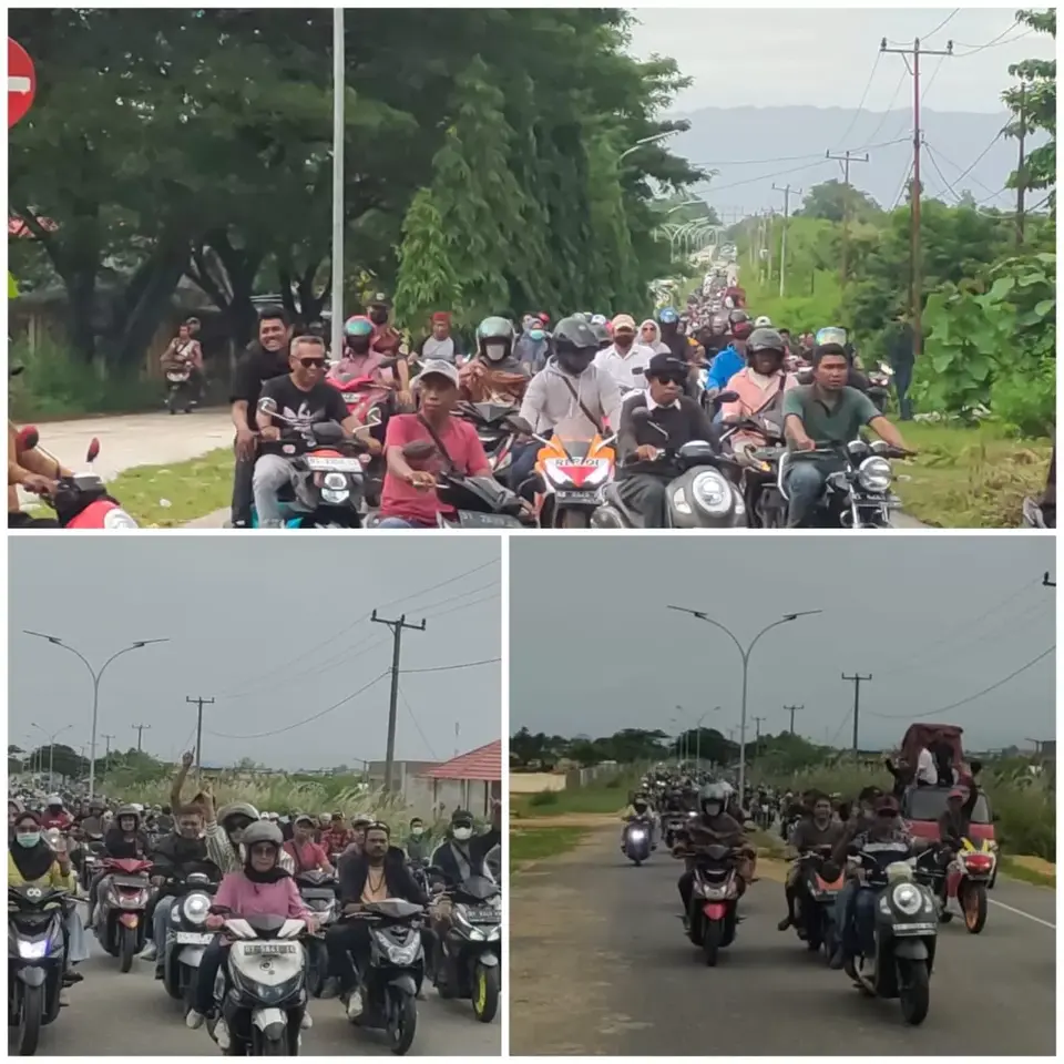 Dikawal Ribuan pendukungnya Bachrun Resmi Daftar Di PKB Dan PKS