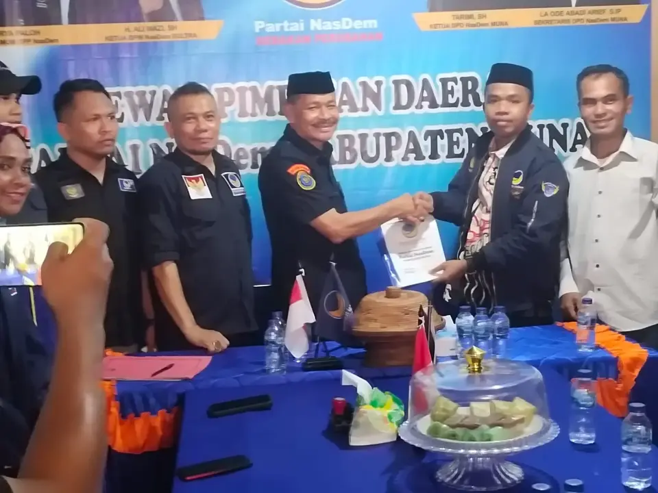 Serius Maju Calon Bupati Muna, La Ode Kardini Resmi Mendaftar di Nasdem