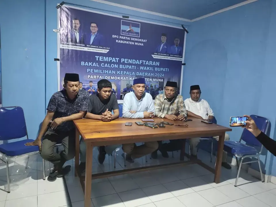 Pendaftaran Bacabup dan Bacawabup Muna Melalui Pintu Demokrat Dibuka Sampai 8 April 2024
