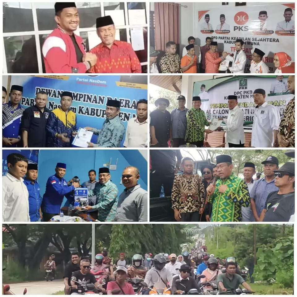 Daftar di Lima Partai Politik, Bachrun Siap Menangkan Pilkada Muna