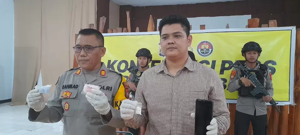 Tangkap Pengedar Sabu, Polisi Amankan 13,67 Gram Narkotika di Baubau