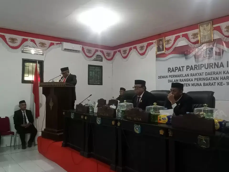 DPRD Mubar Paripurnakan Peringatan HUT Mubar 23 Juli