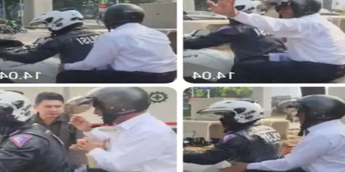 Tak Ingin Telat Ratas, Mentan Amran Terobos Kemacetan dengan Naik Motor