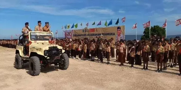 Pemerintah Kabupaten Buteng Gelar Upacara HUT Pramuka Ke 63 Tahun 2024