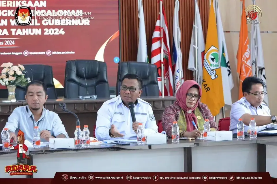 KPU Sultra Jelang Pemeriksaan Kesehatan Cakada, Ini Persiapannya