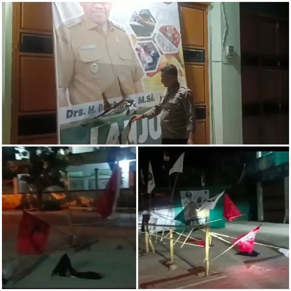 Setelah BAHTERA Dituding Intimidasi ASN Saat Deklarasi Kampanye Damai, Giliran Poskonya Dirusak OTK