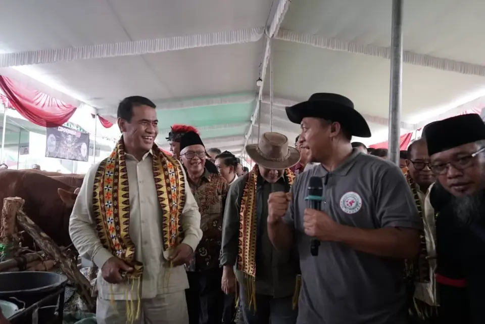 Mentan Amran Respons Cepat Keluhan Peternak Lampung soal Harga Daging Sapi