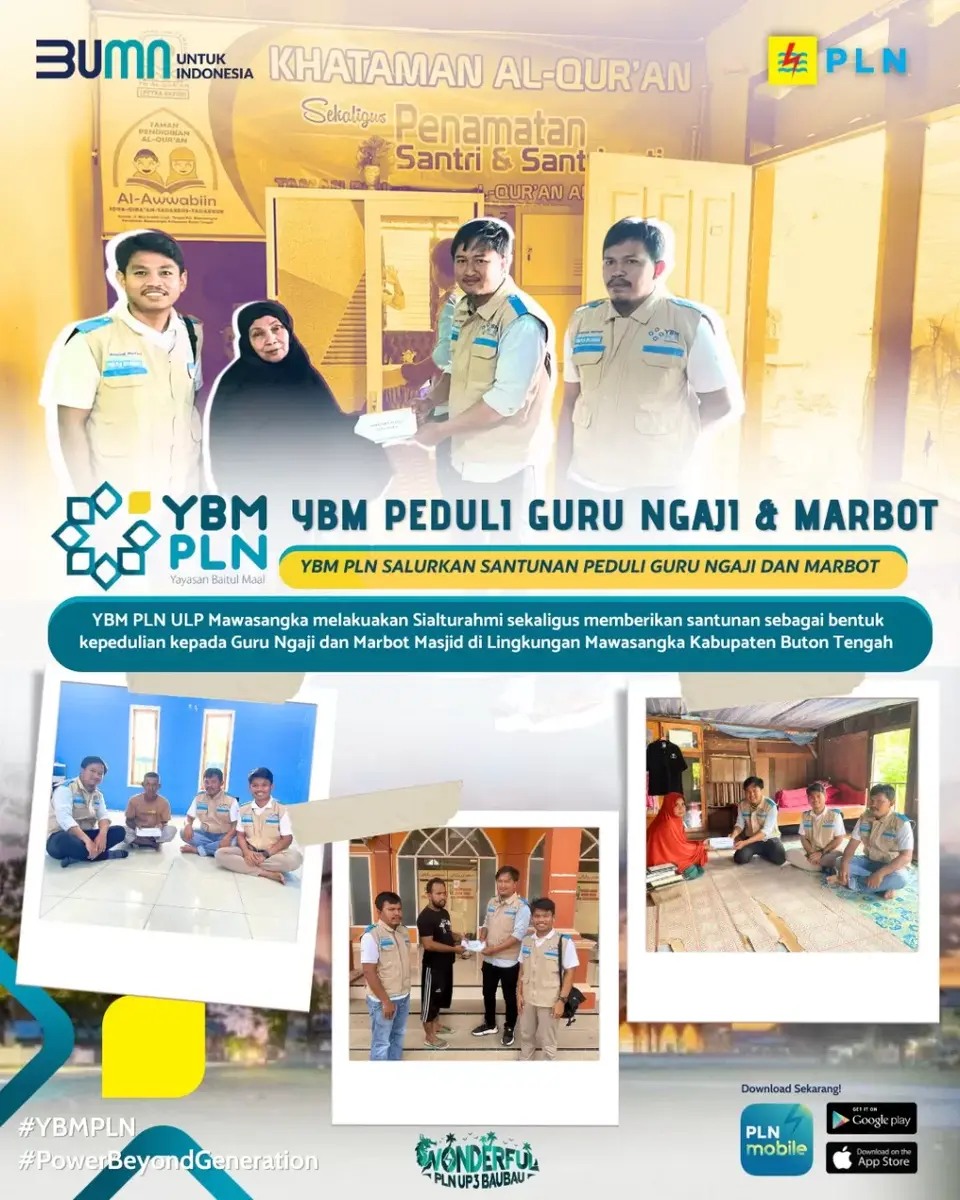 YBM Peduli Guru Ngaji dan Marbot Masjid