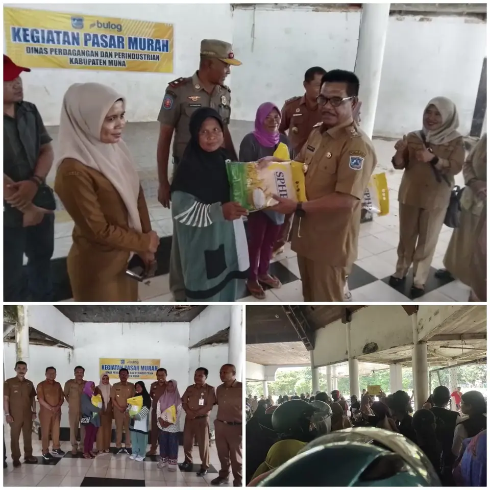 Tekan Inflasi Di Bulan Ramadhan, Pemda Muna Laksanakan Pasar Murah