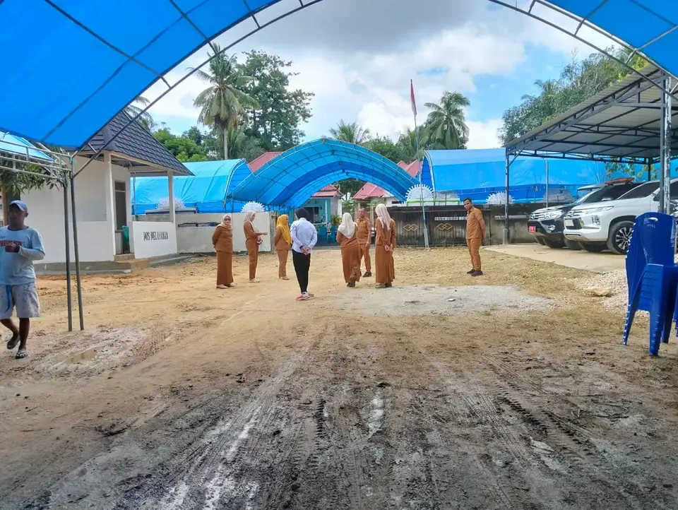 Bupati dan Wakil Bupati Mubar, Disambut di Dua Tempat
