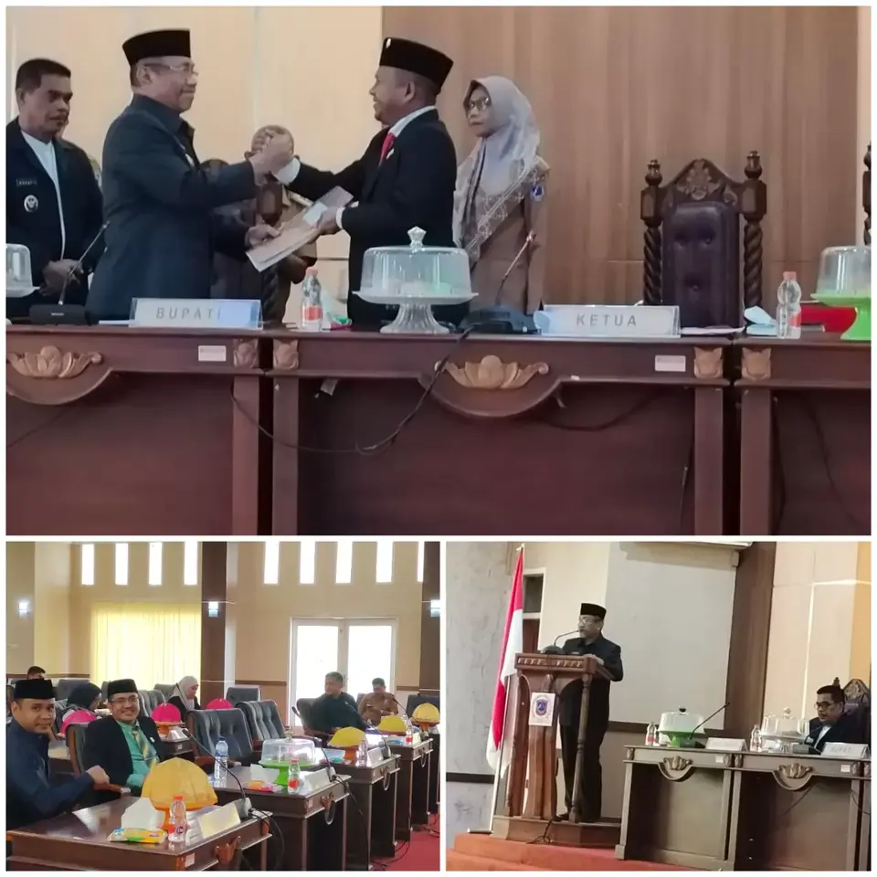 DPRD Kabupaten Muna Gelar Paripurna Penyerahan Tiga Raperda Inisiatif
