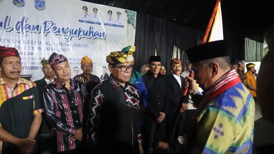 La Ode Hadia Resmi Dilantik sebagai Ketua Kerukunan Keluarga Muna Kota Baubau Periode 2024–2029