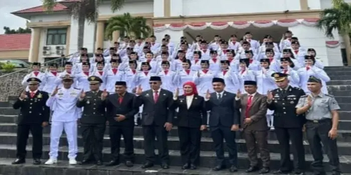 Lapas Baubau Turut Hadiri Peringatan Hari Lahir Pancasila