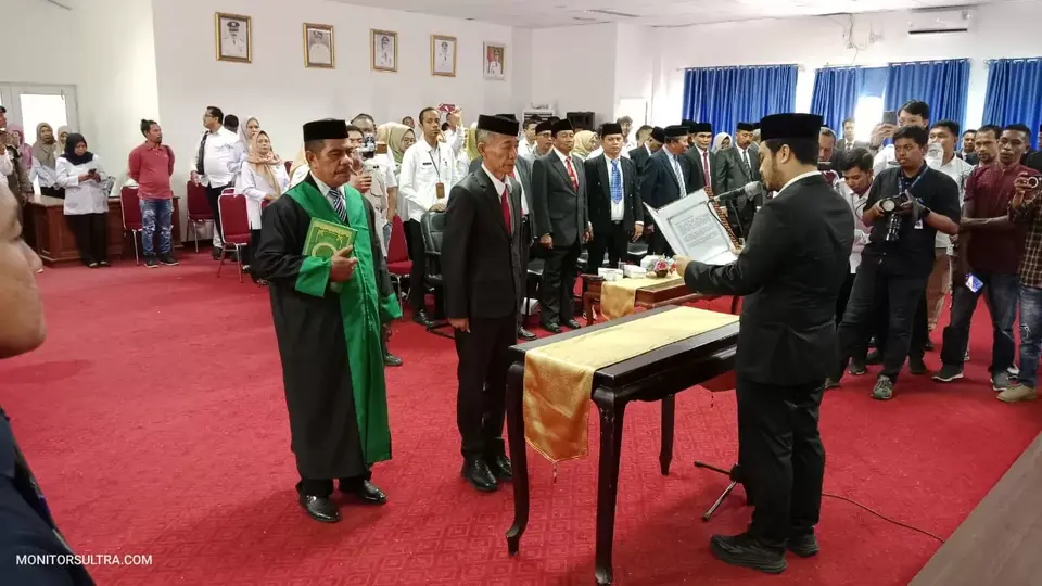 La Ode Syamsudin Dilantik Jadi Pj Sekab Buton