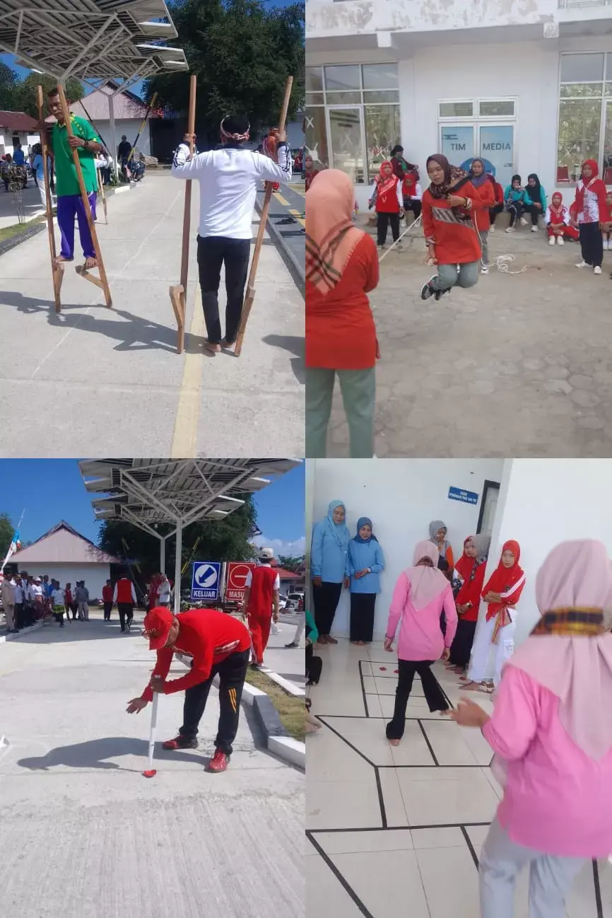 Meriahkan HUT RI ke-80, Aneka Permainan Tradisional Daerah Dilombakan Disdikbud Baubau