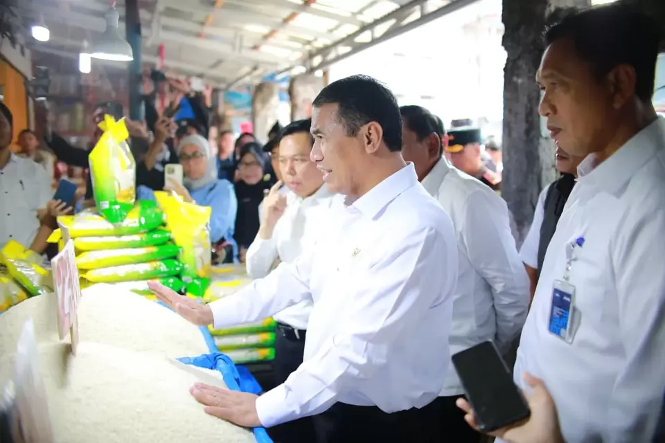 Harga Beras Mulai Turun, Mentan Amran Sidak Pasar Panorama Bengkulu