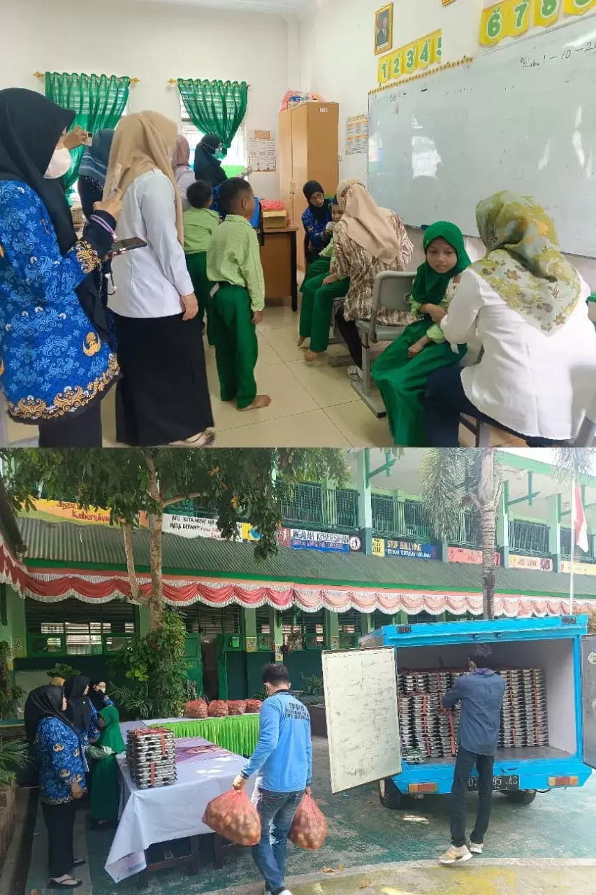 Dua Kegiatan Bersamaan, BIAS dan MBG di MIN 1 Baubau