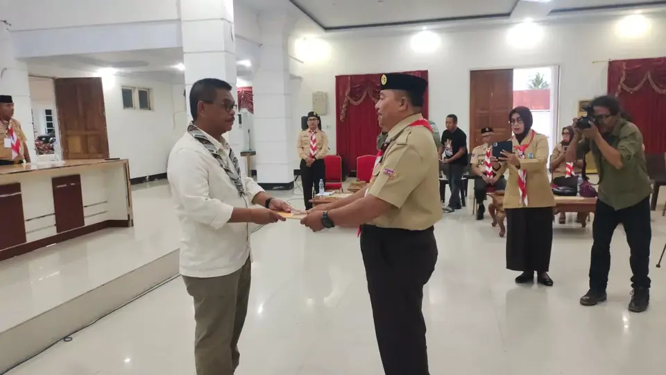 Wabup La Ode Asrafil Terpilih Secara Aklamasi sebagai Ketua Kwarcab Muna
