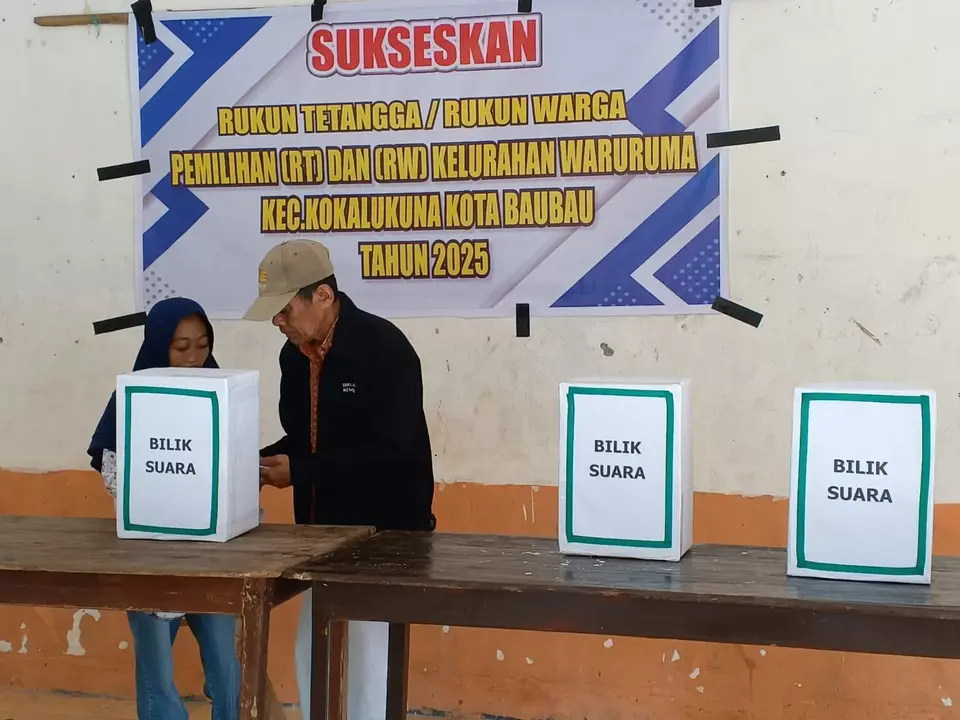 Kelurahan Waruruma Selenggarakan Pemilihan RT