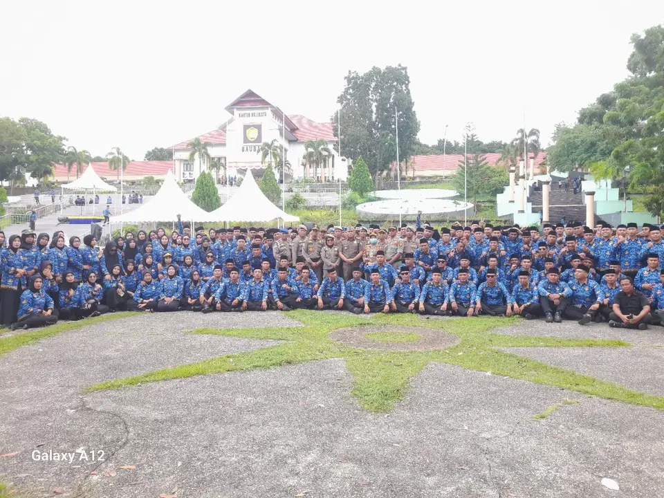 200 Lebih Sat Pol PP Siap Tegakkan Perda Kota Baubau